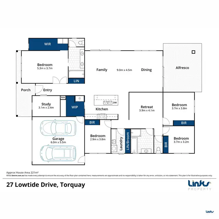 Floorplan of Homely house listing, 27 Lowtide Drive, Torquay VIC 3228