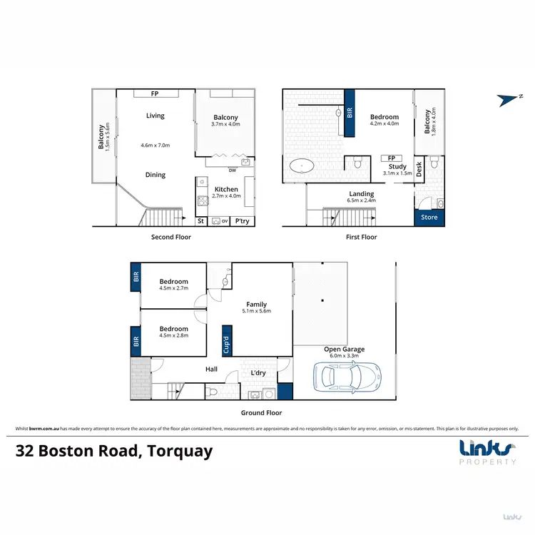 Floorplan of Homely house listing, 32 Boston Road, Torquay VIC 3228