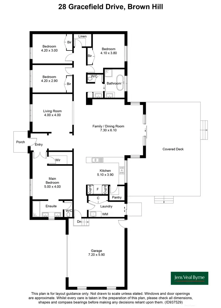 Floorplan of Homely house listing, 28 Gracefield Drive, Brown Hill VIC 3350