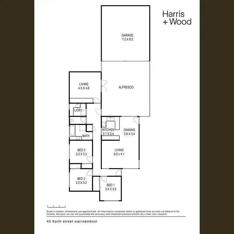 Floorplan of Homely house listing, 45 Keith Street, Warrnambool VIC 3280
