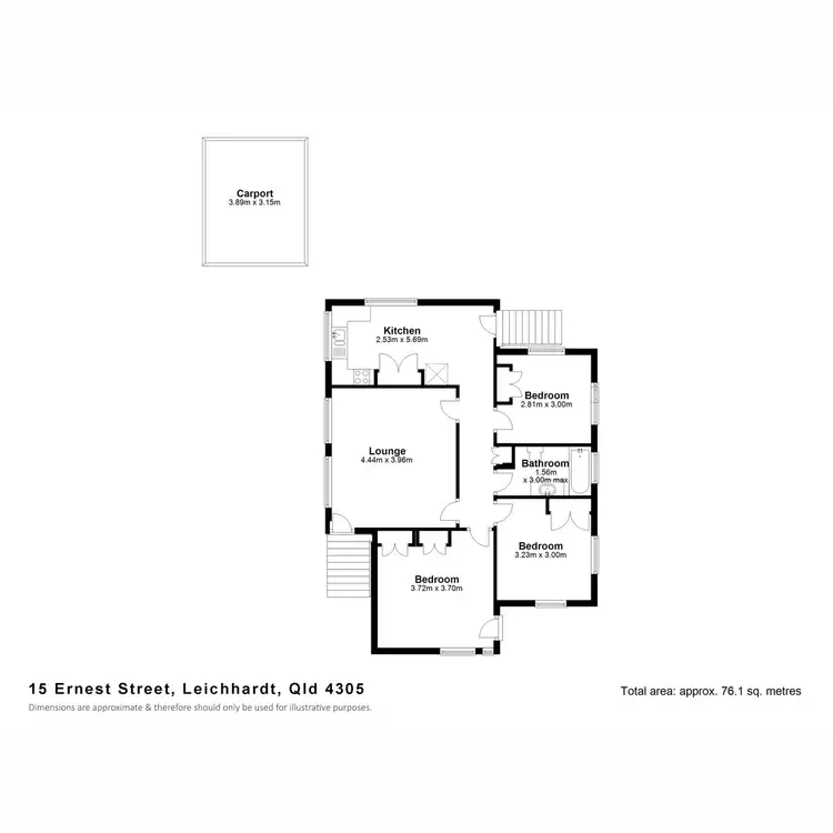 Floorplan of Homely house listing, 15 Ernest Street, Leichhardt QLD 4305
