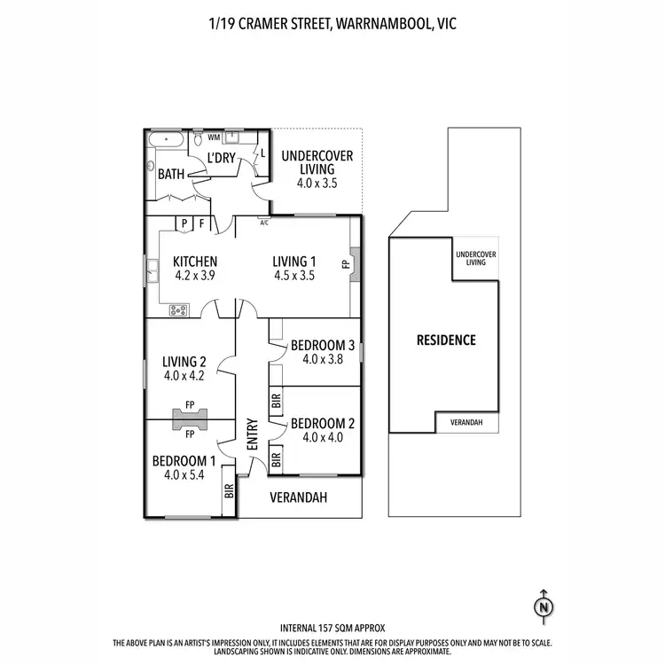 Floorplan of Homely house listing, 1/19 Cramer Street, Warrnambool VIC 3280