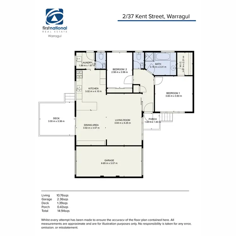 Floorplan of Homely house listing, 2/37 Kent Street, Warragul VIC 3820