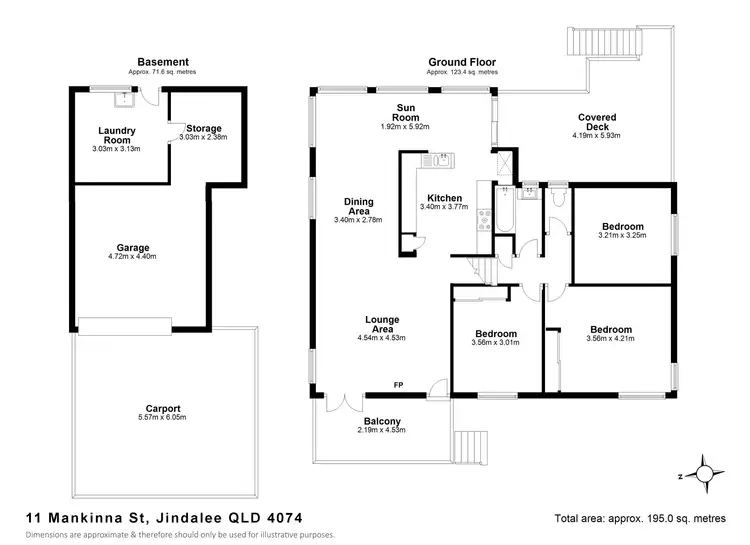 Floorplan of Homely house listing, 11 Mankinna Street, Jindalee QLD 4074