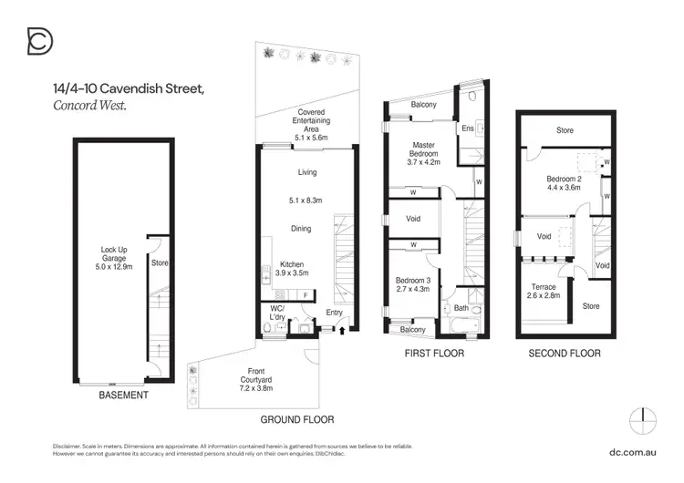 Floorplan of Homely townhouse listing, 14/4-10 Cavendish Street, Concord West NSW 2138