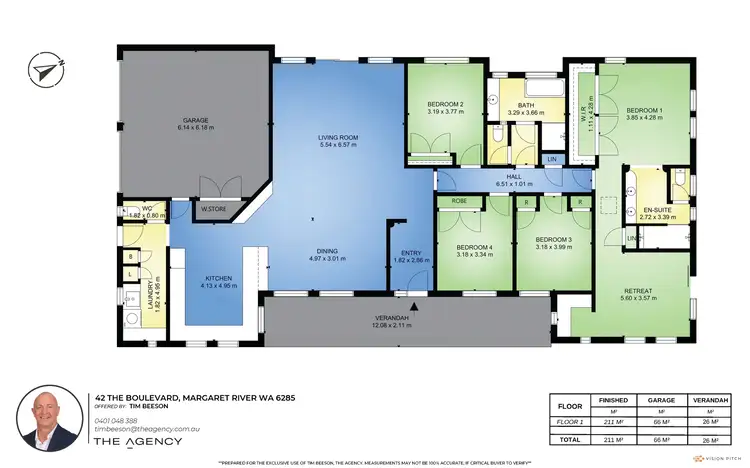 Floorplan of Homely house listing, 42 The Boulevard, Margaret River WA 6285