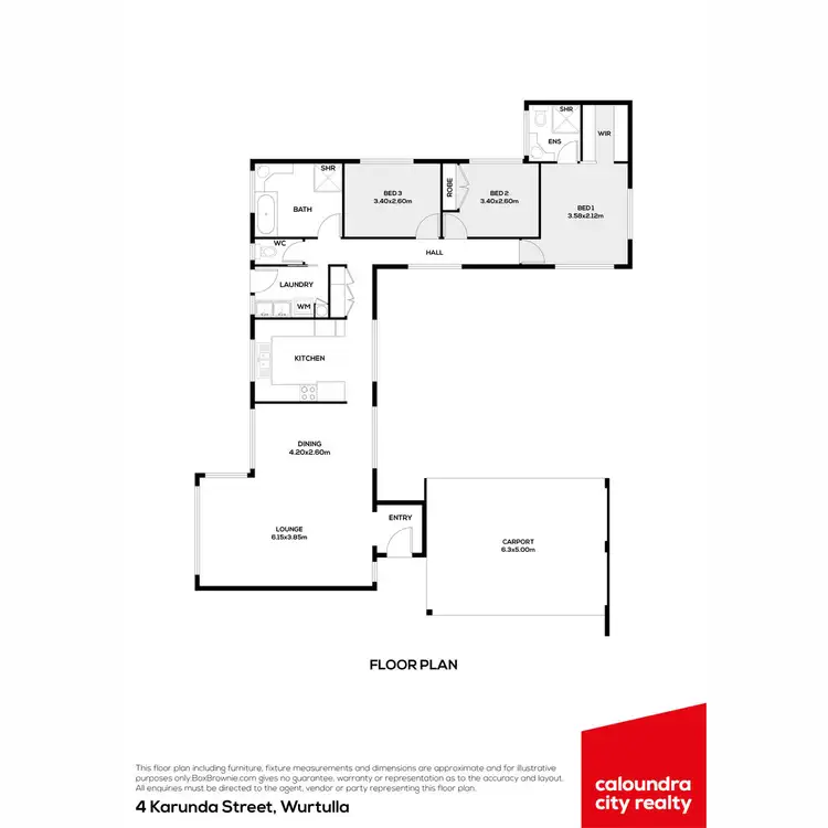Floorplan of Homely house listing, 4 Karunda Street, Wurtulla QLD 4575