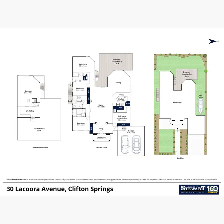 Floorplan of Homely house listing, 30 Lacoora Avenue, Clifton Springs VIC 3222
