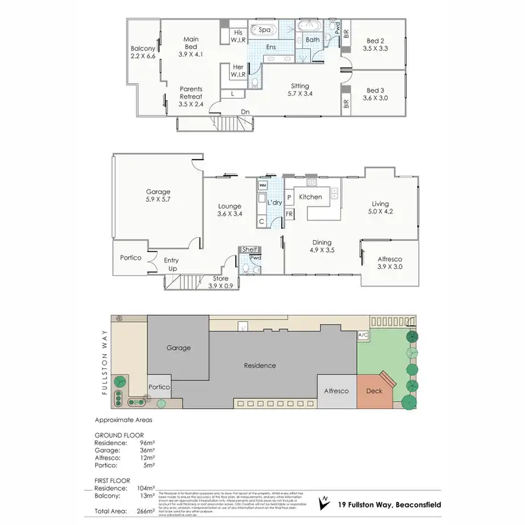 Floorplan of Homely house listing, 19 Fullston Way, Beaconsfield WA 6162