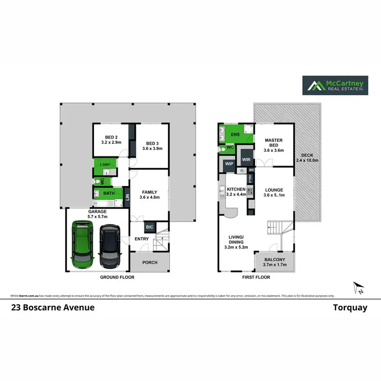 Floorplan of Homely house listing, 23 Boscarne Avenue, Torquay VIC 3228