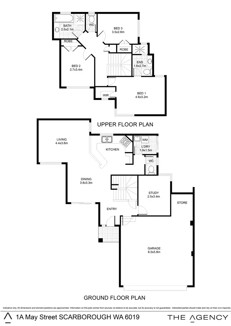Floorplan of Homely house listing, 1A May Street, Scarborough WA 6019