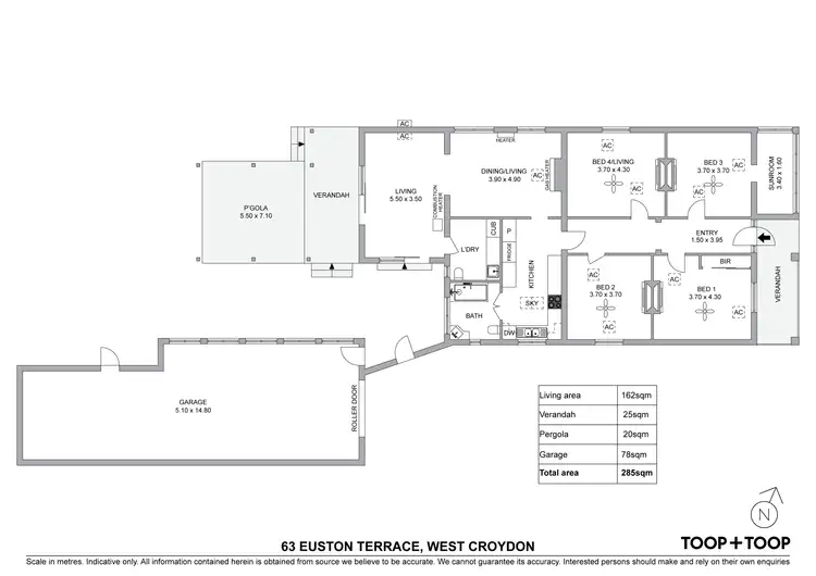 Floorplan of Homely house listing, 63 Euston Terrace, West Croydon SA 5008