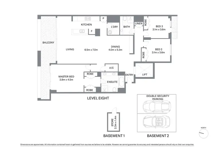 Floorplan of Homely apartment listing, 802/2 Mount Street Walk, Pyrmont NSW 2009
