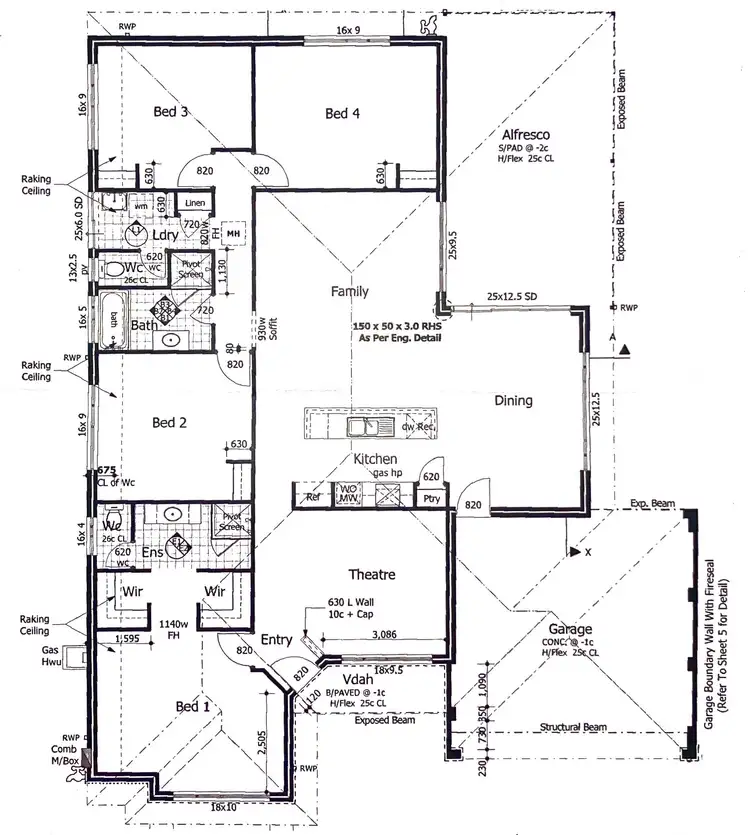 Floorplan of Homely house listing, 13 Waterfoot Loop, Canning Vale WA 6155