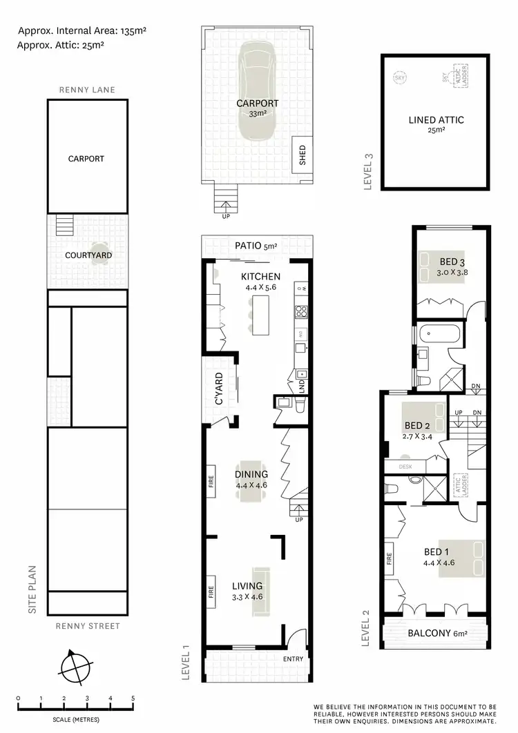 Floorplan of Homely terrace listing, 16 Renny Street, Paddington NSW 2021