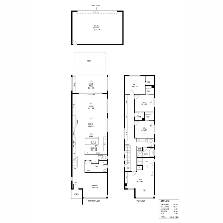 Floorplan of Homely house listing, 125A East Terrace, Henley Beach SA 5022