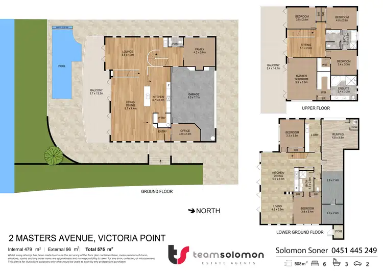 Floorplan of Homely house listing, 2 Masters Avenue, Victoria Point QLD 4165