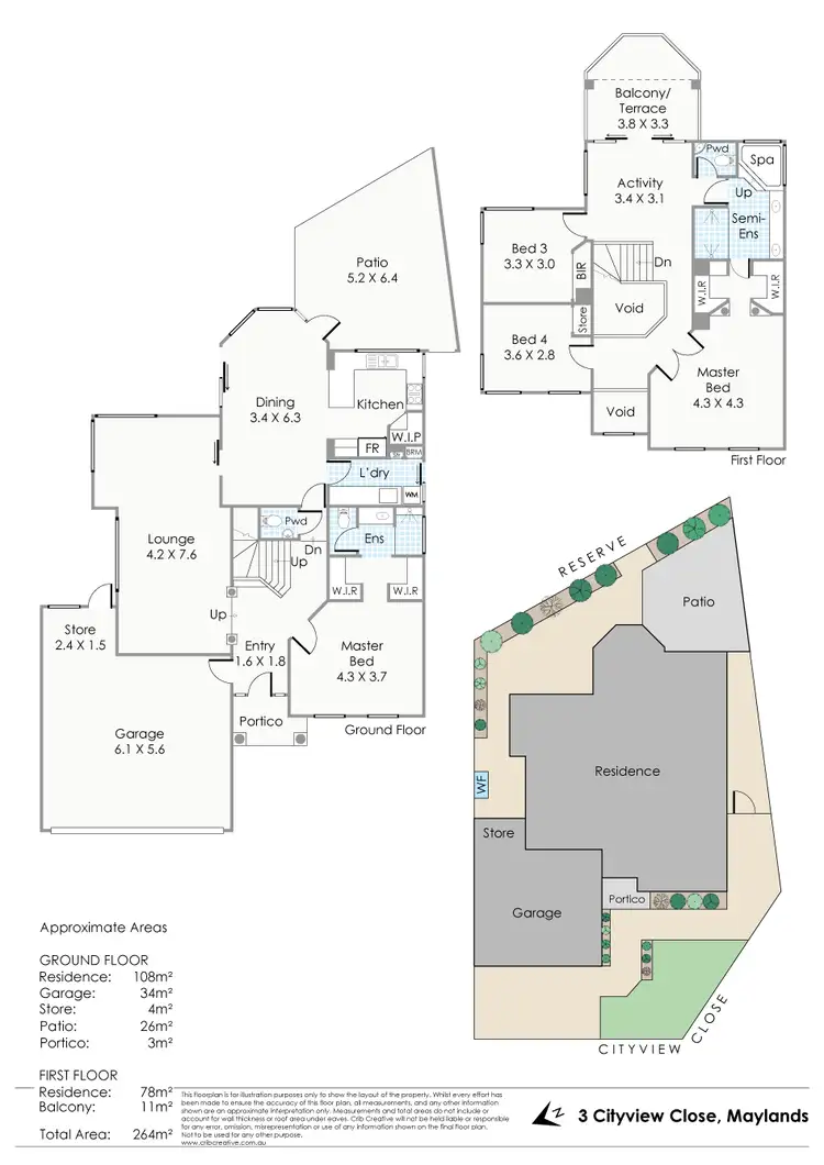 Floorplan of Homely house listing, 3 Cityview Close, Maylands WA 6051