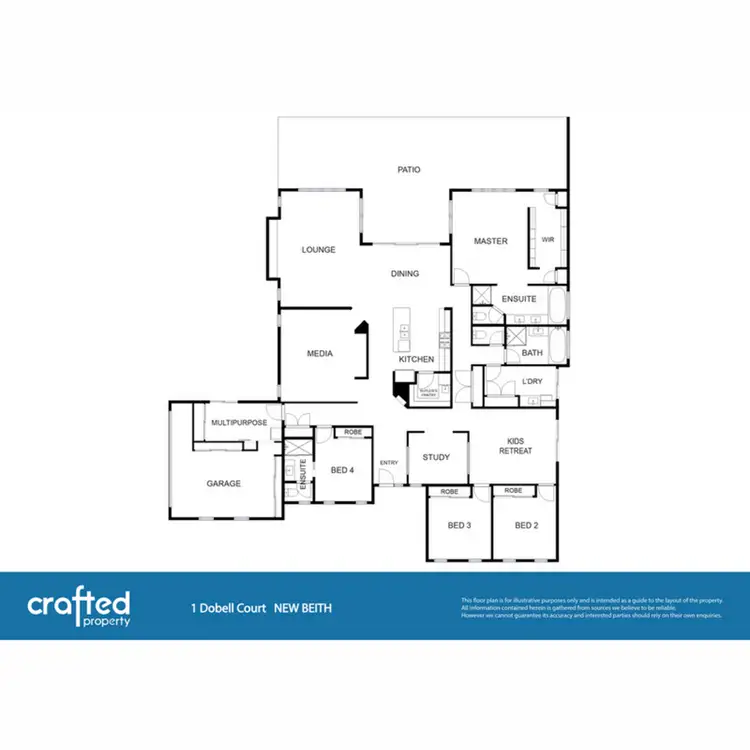 Floorplan of Homely house listing, 1 Dobell Court, New Beith QLD 4124