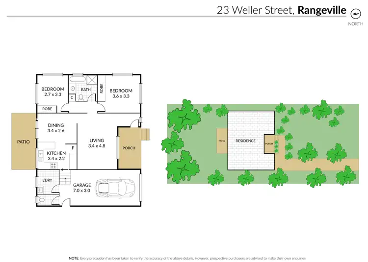 Floorplan of Homely house listing, 23 Weller Street, Rangeville QLD 4350