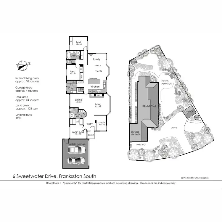 Floorplan of Homely house listing, 6 Sweetwater Drive, Frankston South VIC 3199