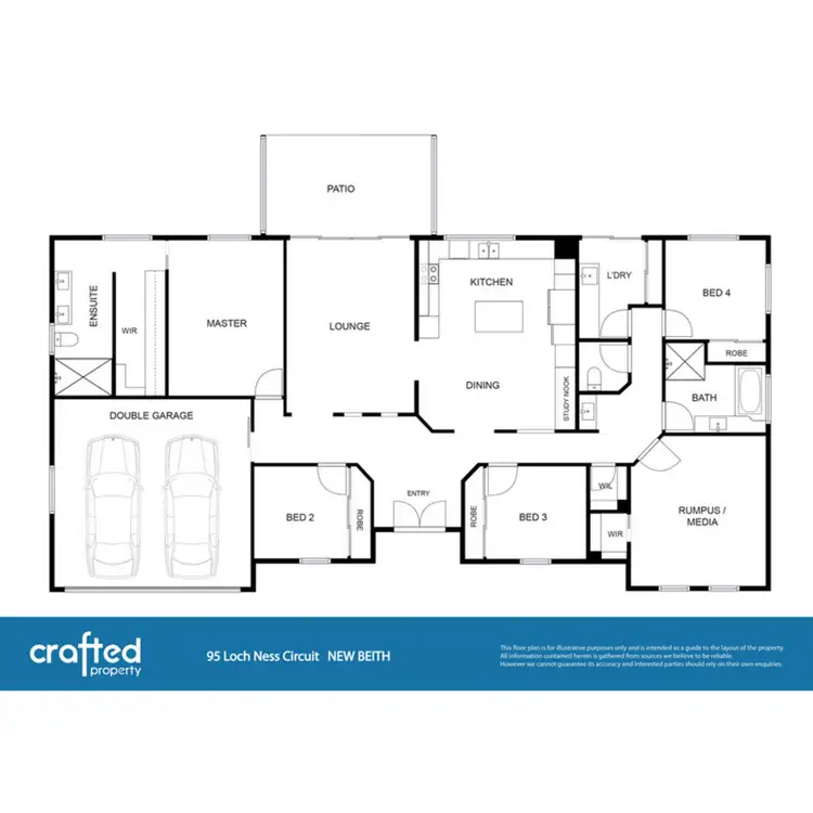 Floorplan of Homely house listing, 95 Loch Ness Circuit, New Beith QLD 4124