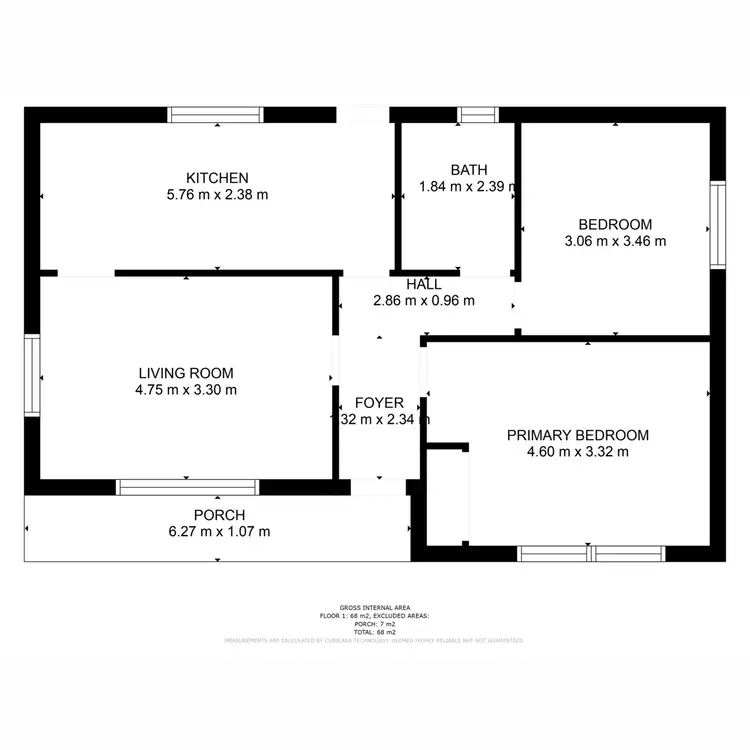 Floorplan of Homely house listing, 12 Goodwin Road, Gunnedah NSW 2380