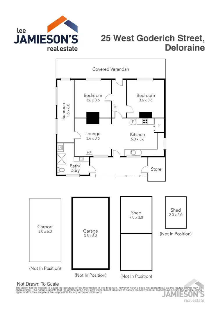 Floorplan of Homely house listing, 25 West Goderich Street, Deloraine TAS 7304