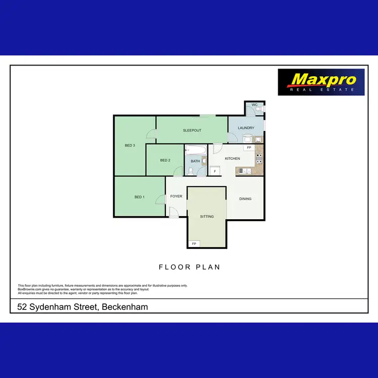 Floorplan of Homely house listing, 52 Sydenham Street, Beckenham WA 6107