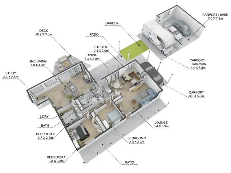 Floorplan of Homely house listing, 24 Orchard Drive, Glass House Mountains QLD 4518