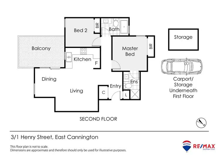 Floorplan of Homely block of units listing, 3/1 Henry Street, East Cannington WA 6107