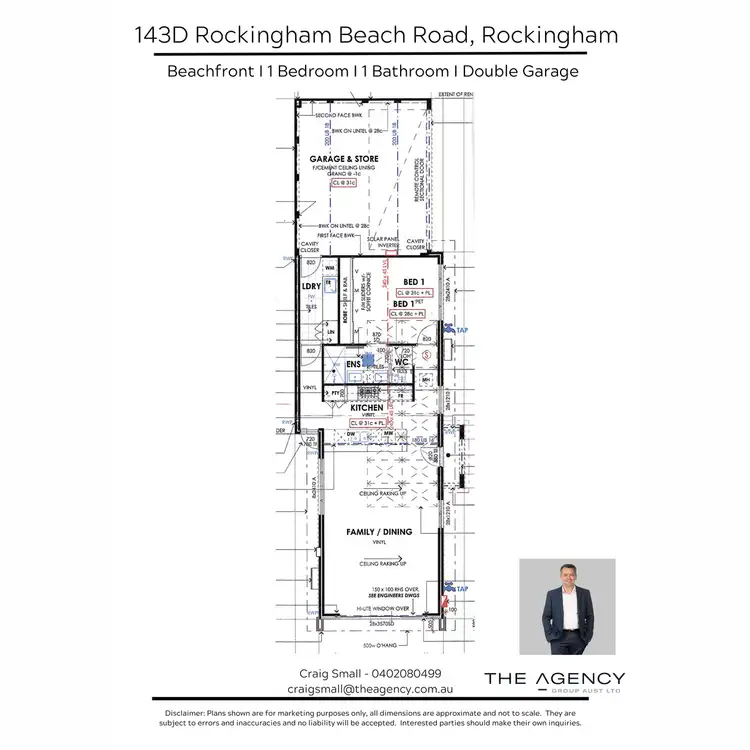 Floorplan of Homely house listing, 143D Rockingham Beach Road, Rockingham WA 6168