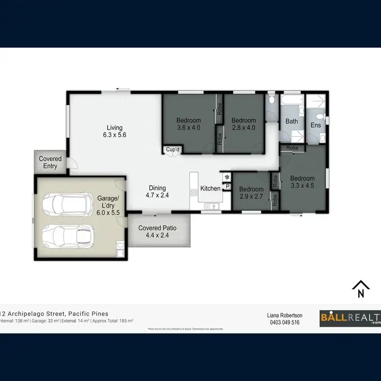Floorplan of Homely house listing, 12 Archipelago Street, Pacific Pines QLD 4211