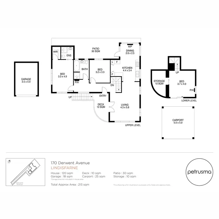Floorplan of Homely house listing, 170 Derwent Avenue, Lindisfarne TAS 7015
