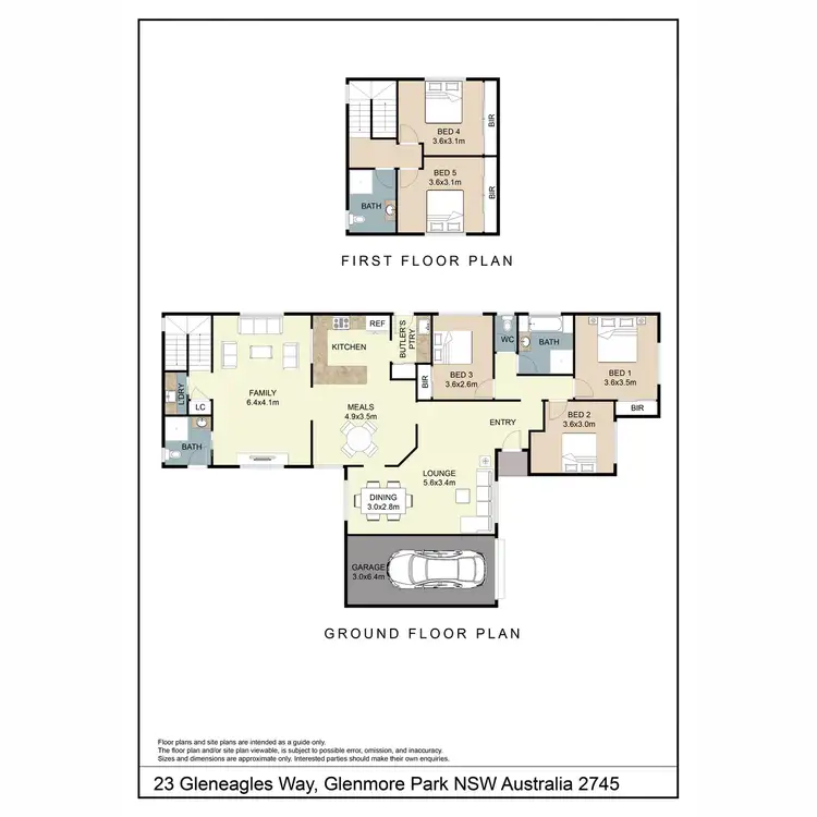 Floorplan of Homely house listing, 23 Gleneagles Way, Glenmore Park NSW 2745
