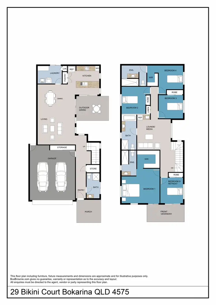 Floorplan of Homely house listing, 29 Bikini Court, Bokarina QLD 4575