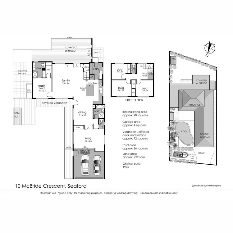 Floorplan of Homely house listing, 10 McBride Crescent, Seaford VIC 3198