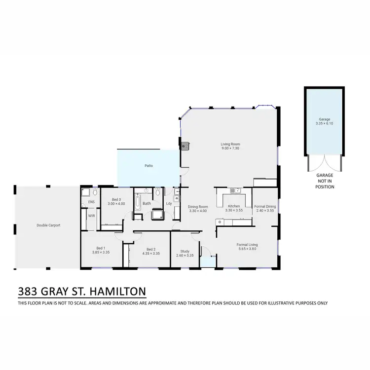 Floorplan of Homely house listing, 383 Gray Street, Hamilton VIC 3300