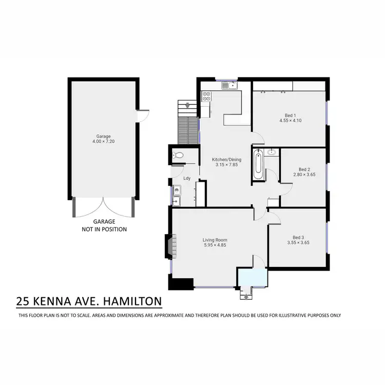 Floorplan of Homely house listing, 25 Kenna Avenue, Hamilton VIC 3300