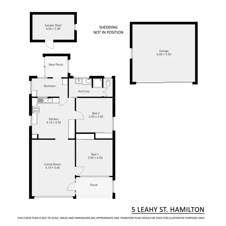 Floorplan of Homely house listing, 5 Leahy Street, Hamilton VIC 3300