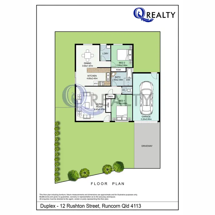 Floorplan of Homely house listing, 12 Rushton Street, Runcorn QLD 4113