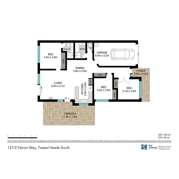 Floorplan of Homely villa listing, 127/2 Falcon Way, Tweed Heads South NSW 2486