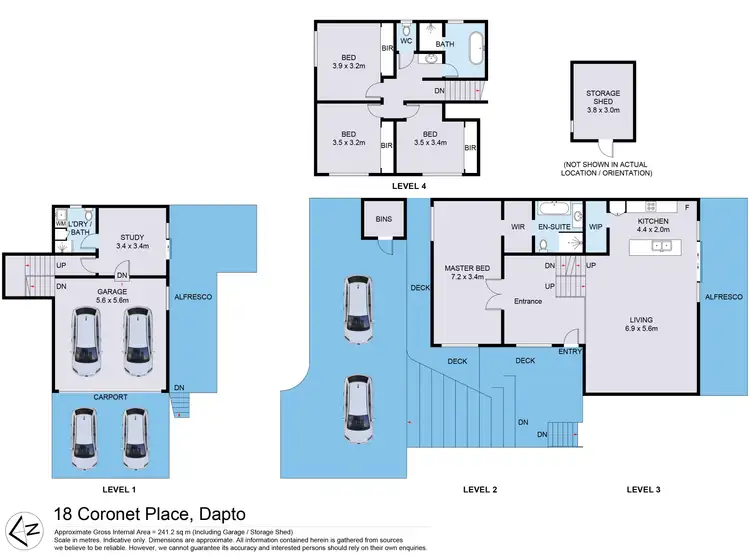 Floorplan of Homely house listing, 18 Coronet Place, Dapto NSW 2530