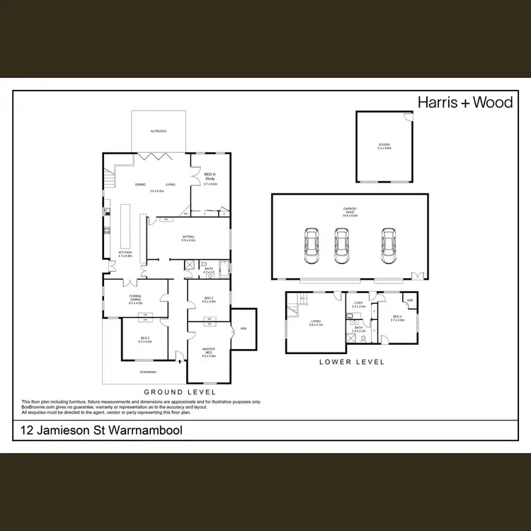Floorplan of Homely house listing, 12 Jamieson Street, Warrnambool VIC 3280