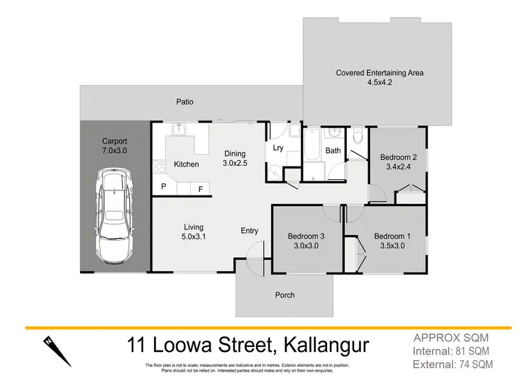 Floorplan of Homely house listing, 11 Loowa Street, Kallangur QLD 4503