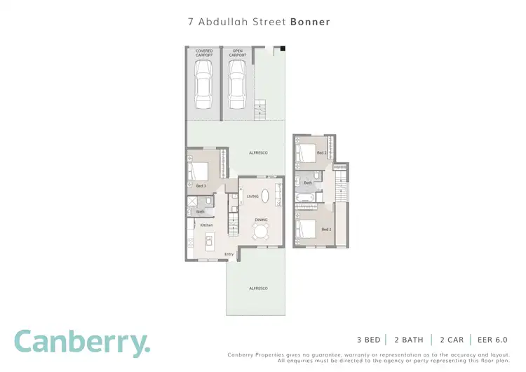 Floorplan of Homely house listing, 7 Abdullah Street, Bonner ACT 2914