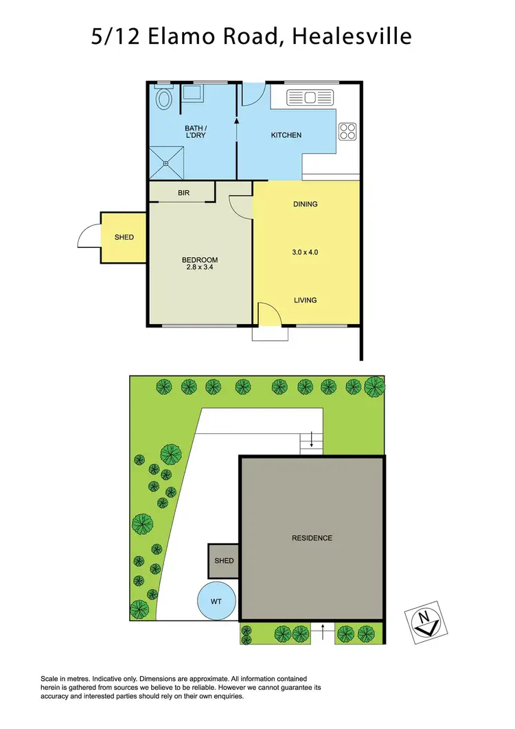 Floorplan of Homely unit listing, 5/12 Elamo Road, Healesville VIC 3777