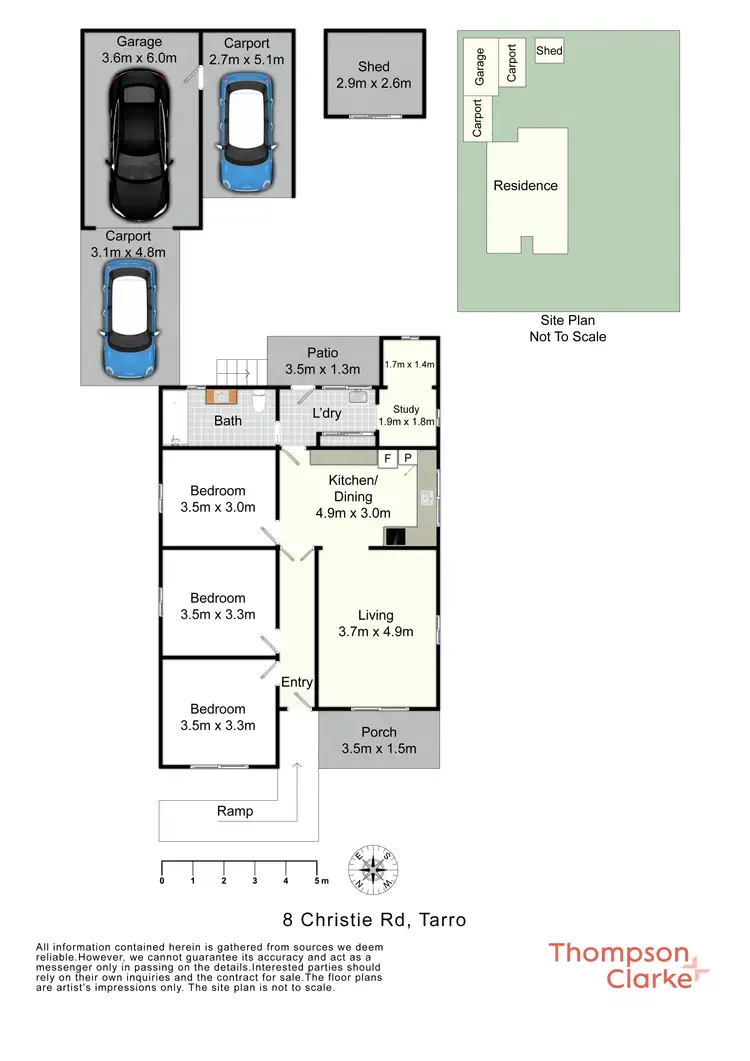 Floorplan of Homely house listing, 8 Christie Road, Tarro NSW 2322