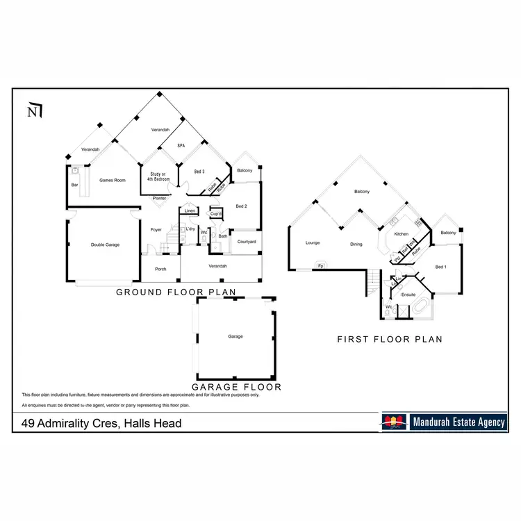 Floorplan of Homely house listing, 49 Admiralty, Halls Head WA 6210