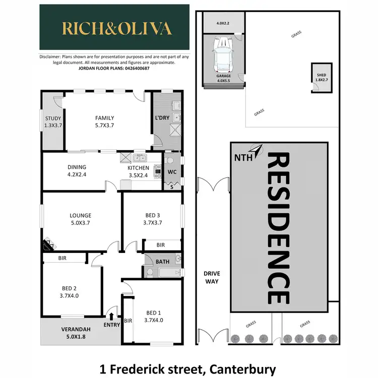 Floorplan of Homely house listing, 1 Frederick Street, Canterbury NSW 2193